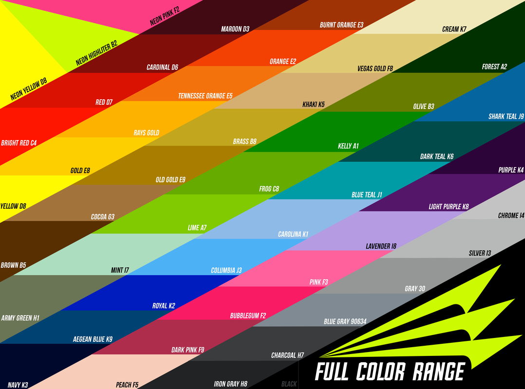 Apparel Color Chart