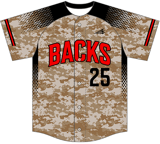 digital camo baseball jerseys