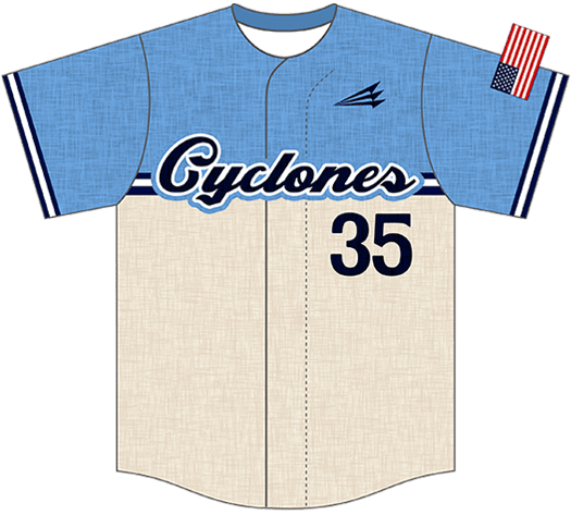 Triton Flannel Baseball Jersey FL115