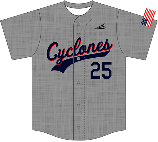 Triton Flannel Baseball Jersey FL121