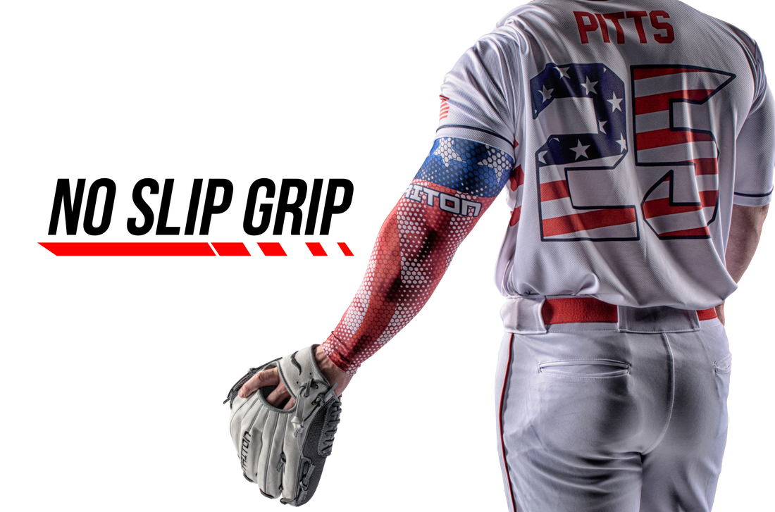 Sports Arm Sleeve Compression Arm Sleeve Anti Slip Basketball Football Baseball 